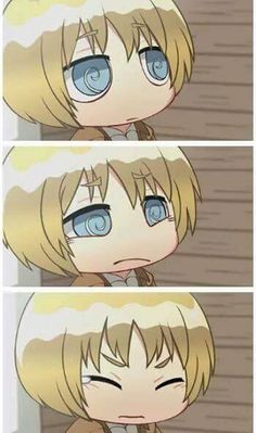 Cutie Armin Cute Chibi, Anime Couples Drawings, Blue Eyes