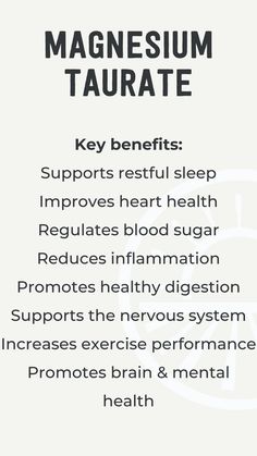 Type Of Magnesium, Magnesium Taurate, Forms Of Magnesium, Magnesium Benefits, Magnesium Deficiency, Improve Heart Health, Thyroid Health, Natural Health Remedies, Nerve Pain