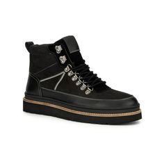 Manufacturer: Vintage Foundry Co. Size Origin: US Style Type: Combat & Lace-up Boots Collection: Vintage Foundry Co. Closure: Material: Leather/Textile Fabric Type: Leather Sku: BH5680373 Size: 10.5.  Color: Black.  Gender: male.  Age Group: adult. Black High-top Martin Boots For Outdoor Activities, Black Lace-up Martin Boots For Outdoor Activities, Rugged Black Lace-up Martin Boots, Black Rugged Lace-up Martin Boots, Casual Black Martin Boots For Outdoor Activities, Casual Black Martin Boots For Outdoor, Black Martin Boots For Outdoor Winter Activities, Black Martin Boots For Winter Outdoor Activities, Rugged Black Martin Boots For Winter