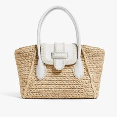 The Teddy Off White Wardrobe Management, Masculinity And Femininity, Straw Accessories, Baobab Collection, Basket Tote, Straw Handbags, Beach Tote, Small Accessories, Metallic Logo