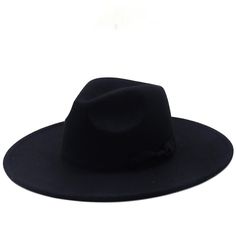 Wide Flat Brim with Bow Accent Soft Felt Fashion Trendy Fall Colors Classic Black Fedora Panama Hat, Classic Solid Fedora For Spring, Elegant Solid Felt Hat For Spring, Elegant Solid Color Felt Hat For Spring, Elegant Felt Hat For Spring, Elegant Solid Color Panama Fedora Hat, Elegant Panama Fedora Hat, Classic Sun Hat With Short Brim, Solid Color Brimmed Felt Hat For Beach