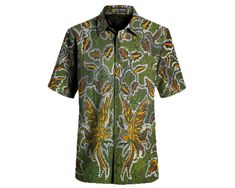 Madura Batik Shirt 100% handmade from the Indonesian island of Madura : Customise shirt size Batik Shirt, Mens Oxfords, Custom Shirts, Batik, Button Downs, Casual Button Down Shirt, Men Casual, Indonesia, Ships