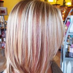 Rose Gold Lowlights, Gold Lowlights, Blonde And Pink, Blond Rose, Red Blonde Hair, Gold Hair Colors, Hair Color Rose Gold, Strawberry Blonde Hair