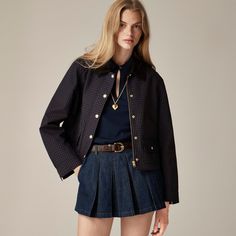 Winter Dream, Barn Jacket, Fall Wardrobe Essentials, Office Outfit, J Crew Shorts, Fall Jackets, Women's Coats & Jackets, Jacket Style, Jacket Outfits