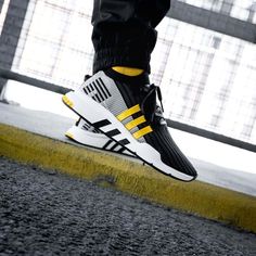 Adidas Eqt, What A Girl Wants, Shoe Inspo, Grown Man, Man Style, April 11, Latest Sneakers, Sport Soccer, Black Sneakers