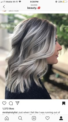 Blonde Highlights On Dark Hair, Grey Blonde Hair