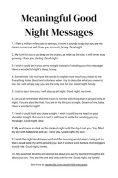 Meaningful Good Night Messages Printable Cute Ways To Say Goodnight To Boyfriend, Good Night Texts For Him Boyfriends, Good Night Chat, Good Night Text For Her, Good Night Texts For Him, Sweet Goodnight Text, Best Good Night Messages, Goodnight Messages For Him, Good Night Messages For Him