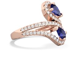 With one half carat of dazzling diamonds, this unique 14K Rose Gold ring is big and bold while also light and elegant. Shown here with lab sapphire and , you can also choose your own gems and gold color to create a stunning custom design and family heirloom. Luxury Elegant Lab-created Sapphire Ring, Luxury Gold Sapphire Ring With Lab-created Sapphire, Luxury Lab-created Sapphire Birthstone Ring, Alexandrite Jewelry, Blue Topaz Jewelry, Tanzanite Jewelry, Tanzanite Diamond, Topaz Jewelry, 14k Rose Gold Ring