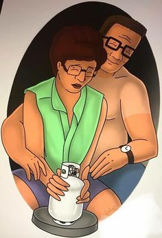 two men are sitting on a toilet and one man is holding a cup in his hand