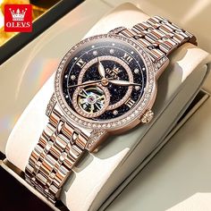 Gender:Women; What's in the box:1 x Gift Box,1 x Watch; Shape:Round; Type:Mechanical Watch; Case Material:Alloy; Band Material:Alloy; Brand:OLEVS; Features:Wristwatch,Fashion,Casual; Listing Date:11/12/2024; Case Diameter Approx:3.2cm / 1.26 Inches; Case Thickness Approx:1.1cm / 0.43 Inches; Band Length Approx:20cm / 7.9 Inches; Band Width Approx:1.6cm / 0.6 Inches; Model:7036; Functions:Waterproof,Luminous,Automatic Self-winding,Decoration Women Watches Classy Elegant, Women Watches Classy, Watch Expensive, Circle Circle, Wristwatch Fashion, Watch Fashion, Womens Watches Luxury, Women Watches, Mechanical Watch