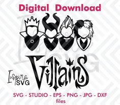 the svg files are available for use in this digital file, and can be used to