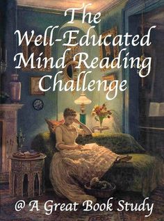 the well - educated mind reading challenge book cover with a woman in bed