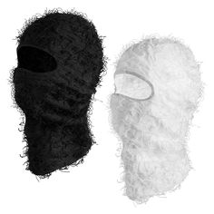 PRICES MAY VARY. Perfect threading process, sufficient 100% acrylic material, durable. Practical without losing fashion sense Our balaclavas one size fits all men and women and look extra cool with a distressed design concept Our balaclavas are washable, durable, dustproof, windproof, fade-resistant, have a smooth interior and feature moisture-wicking technology. Our 2-pack of cool ski masks are easy to use and swap for your thoughtful use, perfect for cosplay and various festival or prom looks, Distressed Balaclava, Balaclava Ski Mask, Ski Masks, Knitted Balaclava, Prom Looks, Ski Mask, Full Face, Design Concept, Acrylic Material