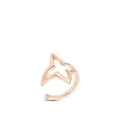 LOUIS VUITTON® - Ombre Blossom Open Ring, Pink Gold And Diamonds - Pink Gold Louis Vuitton Ring, Lux Jewelry, Pink Gold Jewelry, Luxe Jewelry, Louis Vuitton Official, Pink Ring, Open Ring, Ring Collections, Star Shape