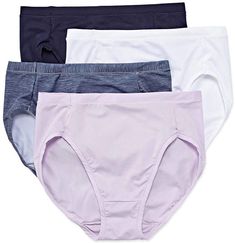 Ultimate Cool Comfort Low Rise 4-pc. Microfiber Brief Panty Hxmfbf #Microfiber#Description#Fiber Stay Cool, High Cut, Clothing And Shoes, Low Rise, Womens Shorts, Furniture, Clothes, Home Decor, Home Décor