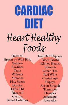 Heart Healthy Diet Recipes, Heart Healthy Foods, Cardiac Diet, Heart Diet