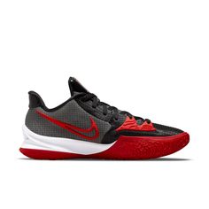 Nike Kyrie Low 4 TB DA7803-002 Red Leather Fade-resistant Sneakers, Nike Kyrie Low 4, Kyrie Low 4, Track Practice, Nike Kyrie, Stylish Sneakers, Perfect Pair, Your Perfect, Running Shoes