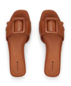 The Kiwi | Cognac Leather | Women's Sandals | Birdies Summer Square Toe Mules With Leather Footbed, Flat Sandals With Buckle Closure Medium Width, Casual Sandals With Square Toe And Heel Loop, Casual Sandals With Heel Loop And Square Toe, Flat Sandals With Buckle Closure, Flat Sandals With Buckle Closure And Medium Width, Classic Summer Mules With Buckle Closure, Casual Square Toe Sandals With Heel Loop, Casual Leather Slides With Square Toe