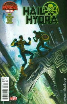 the cover to avengers's comic book hail hydra