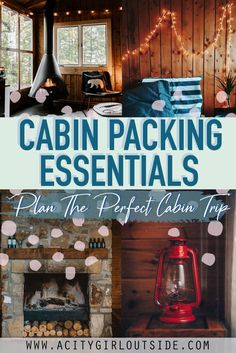 cabin packing essentials plan the perfect cabin trip