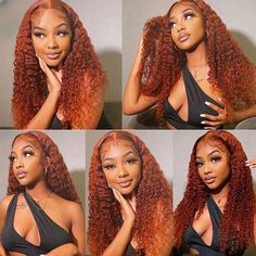 Turn heads with our Orange Ginger Water Wave HD Lace Wig, featuring a bold color and soft waves. The pre-plucked baby hair and 13x4 HD lace ensure a natural, flawless hairline, while the vibrant orange ginger color adds a fun, daring touch to your look. Key features include: ✔️ Length Options — Available in multiple lengths to match your personal style.✔️ Lace Type — 13x4 HD lace for a realistic, undetectable hairline.✔️ Color — Bold orange ginger for a striking, standout appearance.✔️ Density — Ginger Color, Hair Color Orange, Ginger Hair Color, Human Hair Color, Short Curly Wigs, Brazilian Remy Hair, Curly Hair Wig, Curly Human Hair Wig, Deep Curly