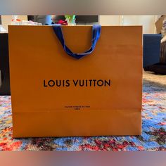 Brand New Flawless Louis Vuitton Paperbag Louis Vuitton Paper Bag, Louis Vuitton Orange, Color Orange, Paper Bag, Louis Vuitton, Brand New, Orange, Women Shopping, Color