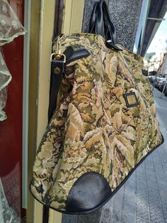 "Welcome! HUGE Amazing tapestry weekender Handbag!! Brand: Week - End PB In very good condition. Fabric Lining Tapestry fabric carpet bag. Like Mary poppins bag. he perfect piece of weekender luggage or plane carry-on! Measures: H: 16.56\" (42 cm) W: 24.40\" (62 cm) Deep: 7.87\" (20 CM) Thanks for stopping by!IMPORTANT: Due to the delicate situation We're all going through, and in order to keep the safety of courier workers too, all orders will be dispatched when alert sanitary finished. You can Handmade Tapestry Shoulder Bag For Travel, Travel Tapestry Shoulder Bag, Luxury Tapestry Shoulder Bag For Travel, Weekender Handbag, Mary Poppins Bag, Poppins Bag, Floral Carpet, Carpet Bag, 20s Fashion