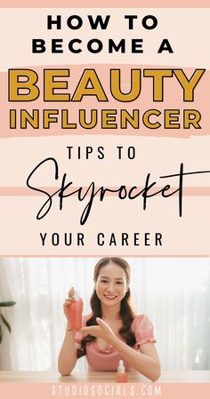 How to become a beauty influencer. There are some important steps you need to take when you think about how to start being a beauty influencer. In this post we have the best beauty influencer tips. Content Ideas Beauty, Influencer Content Ideas, Influencer Tips, Beauty Careers, Beauty Influencer, Pinterest Strategy, Content Ideas, Instagram Influencer, Social Media Influencer