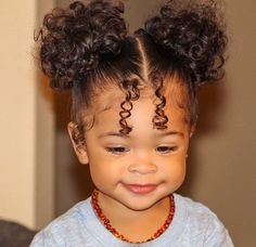 Curly Hair Baby, Baby Girl Hairstyles Curly, Stile Kylie Jenner, Mixed Baby, Cute Toddler Hairstyles, Lil Girl Hairstyles, Cute Hairstyles For School, Kids Curly Hairstyles, Cute Simple Hairstyles