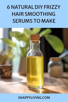 We’ve got DIY hair smoothing serums for frizzy hair for you to make. Get smooth, shiny hair without spending a lot with these all-natural serums. Homemade Hair Oil For Frizzy Hair, Diy Anti Frizz Serum, Diy Frizz Control, Home Made Hair Serum For Frizzy Hair, How To Make Hair Serum, Homemade Serum For Hair, Diy Frizzy Hair Fix Remedies, Diy Hair Oil For Frizz, Best Hair Serum For Frizzy Hair