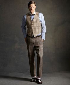 Brooks Brothers Homme Ete 2013 : Collection Gatsby Le Magnifique 1920s Mens Fashion, 1920s Men, Mens Fashion Vintage, Great Gatsby Fashion, Mens Fashion Work, Lindy Hop, The Great, Mens Fashion Smart, Mens Fashion Photography