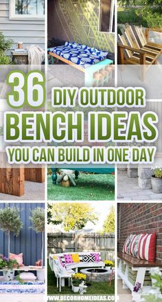 the ultimate diy outdoor bench ideas you can build in one day