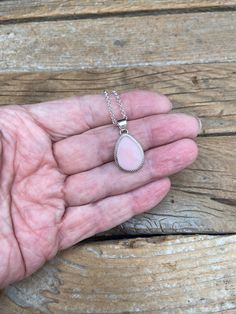 Beautiful Pink conch necklace..1 1/8" tall with bail by 5/8" wide at the widest spot handmade in sterling silver 925 with a pink conch shell cabochon which I cut, the chain is 18" long also in sterling silver 925 with a lobster catch.. the bail will fit beads or chain up to 5mm Conch Necklace, Conch Shell, Necklace Handmade, Conch, Handmade Necklaces, Pendant Necklaces, Silver 925, Jewelry Necklace Pendant, Shells