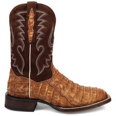 ad eBay - Dan Post Men’s Leon Brass/Brown Caiman Leather Western Boots - Buy Now, click the link (eBay)