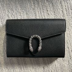 Gucci Dionysus Mini Wallet On Chain In Black Never Worn, In Pristine Condition Comes With Dust Bag And Box Gucci Bag With Silver-tone Hardware For Party, Gucci Party Bag With Silver-tone Hardware, Silver Gucci Bag With Chain Strap, Silver Gucci Evening Bag, Luxury Leather Wallet With Silver-tone Hardware, Gucci Leather Wallet On Chain For Formal Use, Luxury Leather Wallets With Silver-tone Hardware, Elegant Gucci Wallet On Chain With Chain Strap, Gucci Leather Wallet On Chain For Formal Occasions