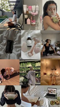 Healthy Aesthetic Collage, Motivated Girl Aesthetic, Pilates Wife Aesthetic, Pilates Aestethic, Pilates Aesthetic Collage, Wellness Influencer Aesthetic, Self Care Vision Board Aesthetic, Winter Self Care Aesthetic, Pilates Princess Body Type