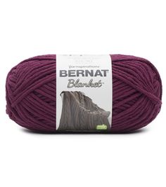 bernat blanket yarn in dark purple