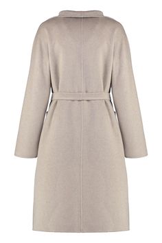 Lapel collarcoordinated waist belttwo front pockets100% cashmereComposition: 100% % Cashmere Cashmere Jacket, Zimmermann Dress, Pleats Please Issey Miyake, Collar Designs, Cashmere Coat, Denim Pant, Lapel Collar, Denim Top, Max Mara