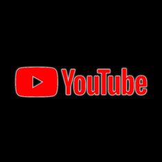 the youtube logo on a black background