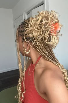 Blonde Knotless, Protective Hairstyles Braids, Pretty Braided Hairstyles