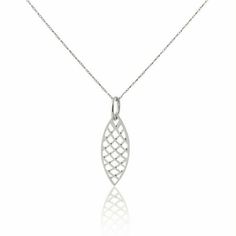 This feather light pendant has been created to form a marquise shape with a mesh design that is encased in a border of 9ct white gold metal. Matching Earrings Available. #feather #pattern #geometric #pendant #neckpiece #whitegold #matchingjewellery #necklace Geometric Jewellery, Feather Pattern, Neck Piece, Feather Light, Geometric Pendant, Geometric Jewelry, Mesh Design