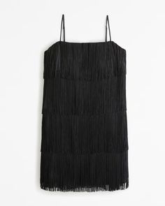 Women's Fringe Mini Dress | Women's Dresses & Jumpsuits | Abercrombie.com Cute Jumpsuits, Fringe Mini Dress, Bachelorette Party Outfit, All Black Looks, Fringe Skirt, American Clothing, Rompers Women, American Apparel, Satin Fabric