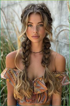 #haircare #hair #healthyhair #selfcare #healthylife #health #lifestyle #healthylifestyle #beauty #feminine #femininity #hairstyle #tutorial #howto #braid #boho #bohobraid Κούρεμα Bob, Fishtail Braid, Heatless Curls, Penteado Cabelo Curto, Boho Braids, Braids For Long Hair, Boho Hairstyles, Short Hair Cuts For Women