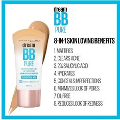 Maybelline Bb Cream With Salicylic Acid Helps With Acne Photo Above In The Description Says All The Benefits From This Product. Shade Light Flash Medium Sheer Tint Brand New Still Sealed I've Already Lowered The Price As Well As I'm Going To Go So Either Hit The Buy Now Button Or Don't Your Choice Final Sale Reasonable Price Thank You Acne Photos, Maybelline Bb Cream, Light Coverage Foundation, Mommy Makeup, Skin Clearing, Salicylic Acid Acne, Maybelline Makeup, Cosmetics Ingredients, Beauty Balm