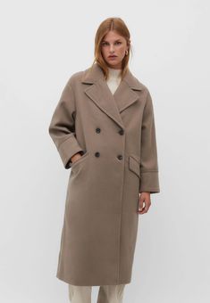 Oversize soft-touch coat - Women's Jackets | Stradivarius United States Coat Women Fashion, Women's Jackets, Light Brown, Coats For Women, Women's Fashion, Jackets For Women, United States