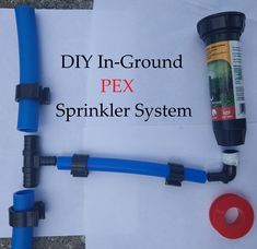 the diy in ground pex sprinkler system