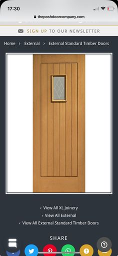 an image of a wooden door with the text sign up to our news letter