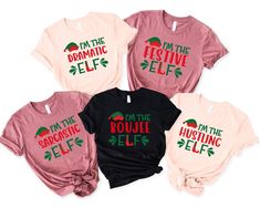 Elf Family Christmas Shirt, Funny Christmas Gift Shirt, I'm The Elf Family Christmas Matching Tee, Xmas Matching Group Shirt,Xmas Family Tee How to place an order: 1- Swipe over each image. 2- Choose your preferred size and color 3- Choose a quantity. 4- Add to Your Cart You must repeat each step for each and every order. Step 5: Complete Checkout (Verify your address details twice) -Product Features- *Unisex t-shirt is made of premium airlume combed and ring-spun cotton * Features: Side-seamed. Retail fit. Unisex sizing. Shoulder taping. *Woman V-neck T-shirts: * Material: Lightweight Cotton Poly Jersey; * Weight: 135 grams (4.0 oz) / 30 singles / 60% Combed Ring-Spun Cotton, 40% Polyester. *Toddler shirts are made of premium airlume combed and ring-spun cotton, which serves as the greate Elf Shirts, Elf Quotes, Elf Family, Elves Gift, Elf T Shirt, Family Cute, Christmas Shirt Funny, Xmas Elf, Elf Shirt