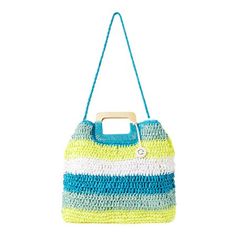 Scoop up C. Wonders Lexi Straw Tote nowaka the one that fits everything. A roomy main compartment makes it perfect for carrying everyday essentials, and an interior zip pocket and double slip pockets keep you organized. We love the bright, joyful stripes that add a vibrant touch to your summer looksyoull thank yourself when its time for that vacation! Exclusively at Walmart. Size: One Size.  Color: Blue.  Gender: female.  Age Group: adult.  Pattern: striped. Blue Summer Bag With Top Carry Handle, Blue Crochet Travel Bag With Double Handle, Blue Beach Bag With Adjustable Strap And Double Handles, Casual Blue Crochet Bag With Double Handle, Blue Crochet Shopping Bag With Double Handle, Blue Crochet Bag With Large Capacity For Daily Use, Blue Large Capacity Crochet Bag For Daily Use, Large Capacity Blue Crochet Bag For Daily Use, Trendy Blue Crochet Bag For Everyday Use