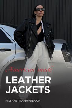 Leather jackets are back, and American-made is where it’s at! 🇺🇸 From elevating your outfits to keeping you cozy, these jackets are a must-have. Don’t settle for less—invest in quality, craftsmanship, and timeless style. Check out our top picks for the best U.S. leather jackets. #AmericanMade #LeatherJackets #TimelessStyle Cooler Weather Outfits, American Made Clothing, Best Leather Jackets, Clothing Blogs, Tan Jacket, Motorcycle Leather, American Leather, Made Clothing, Leather Motorcycle Jacket